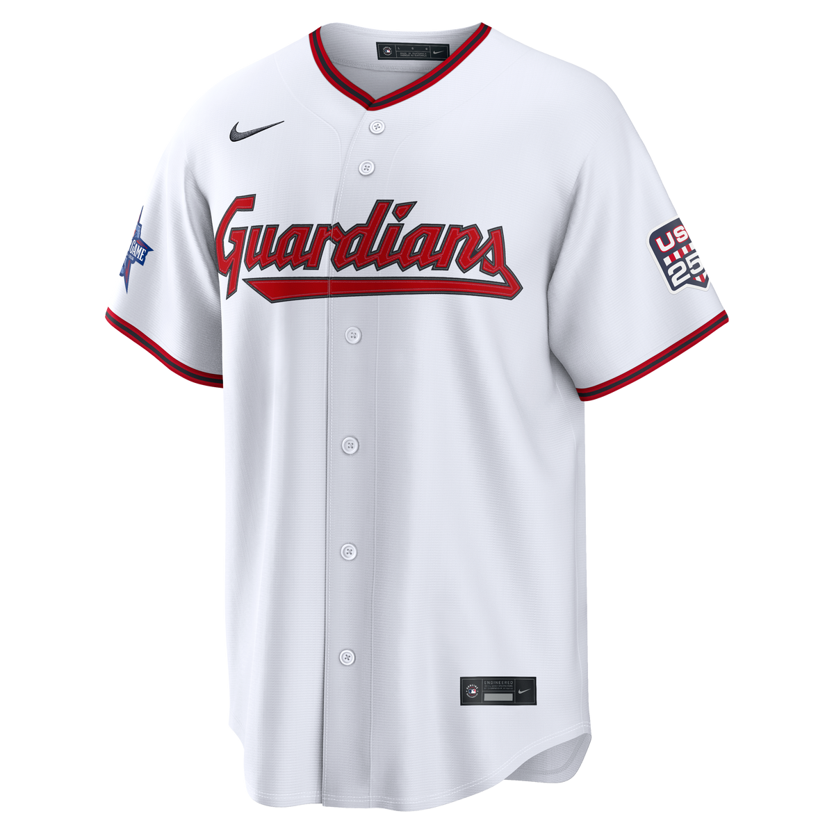 2026 All-Star Edition Stars & Stripes Men's Cleveland Guardians Nike White Stadium Pick-A-Player Jersey - 3