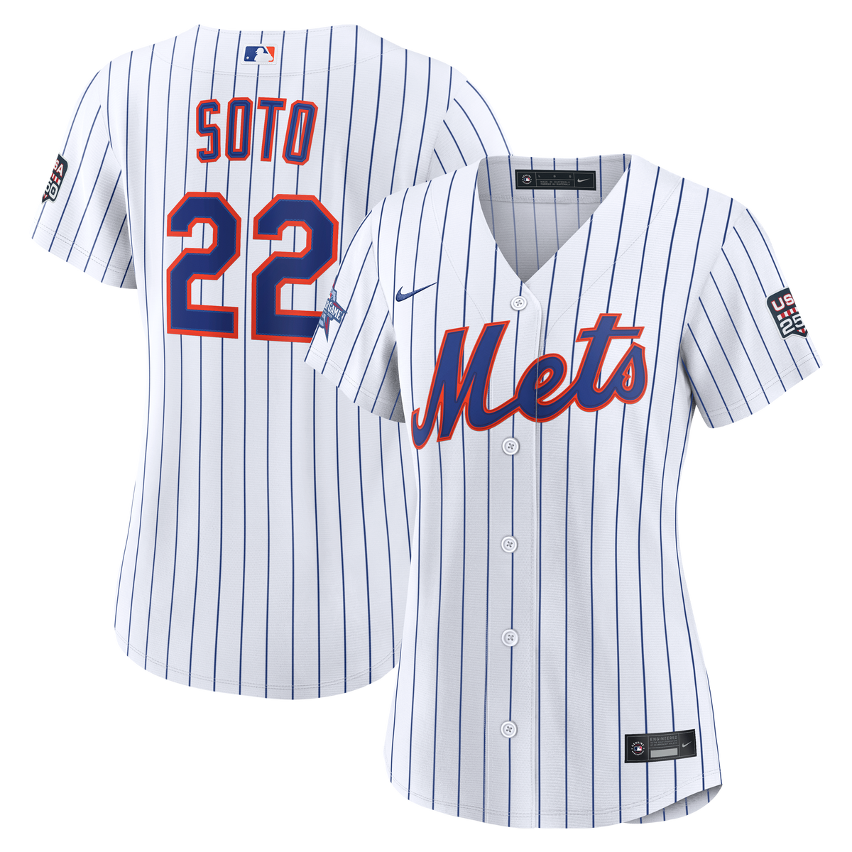 2026 All-Star Game Women's New York Mets Juan Soto Nike White Replica Jersey - 2