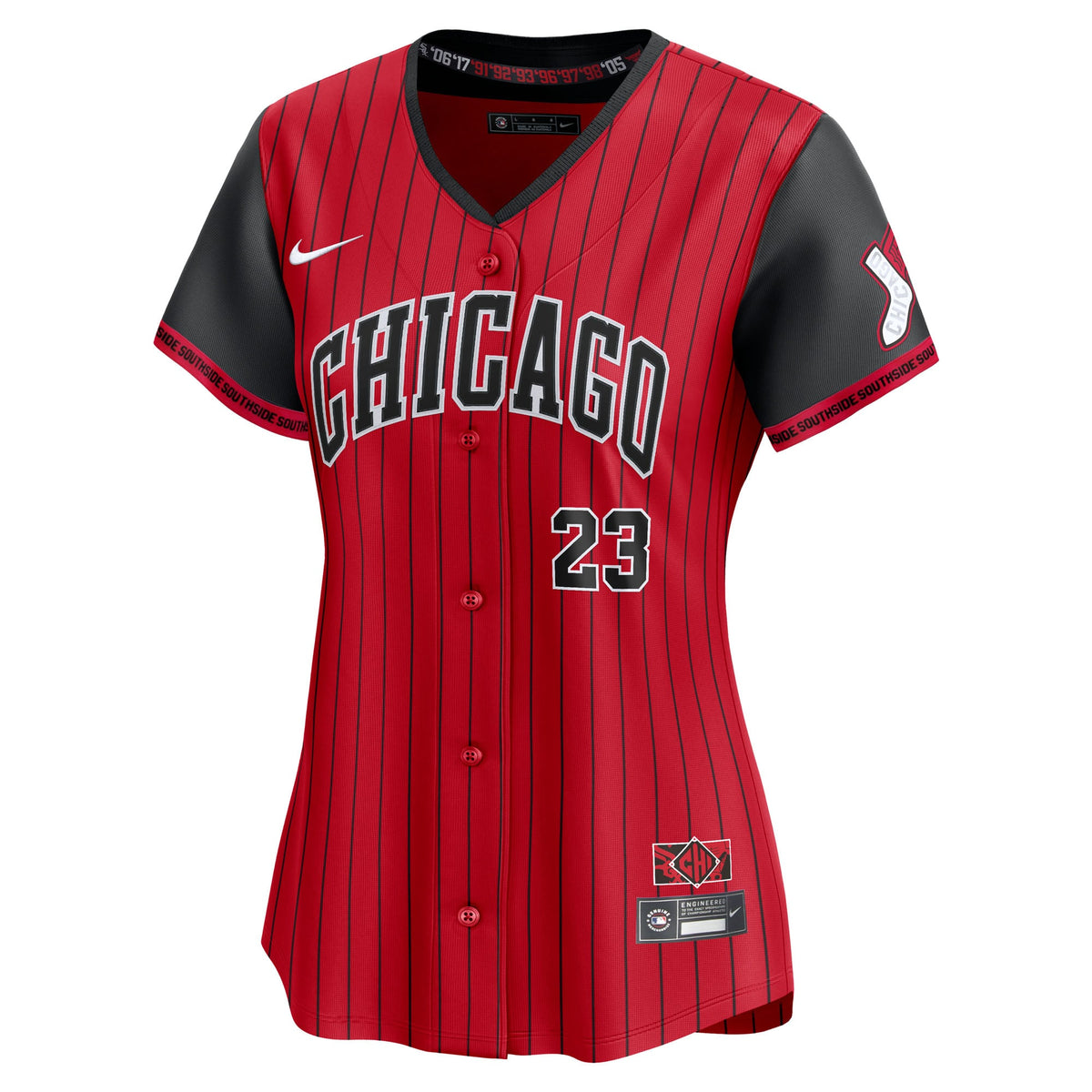Women's Chicago White Sox Andrew Benintendi Nike Red/Black 2025 City Connect Limited Player Jersey - 3