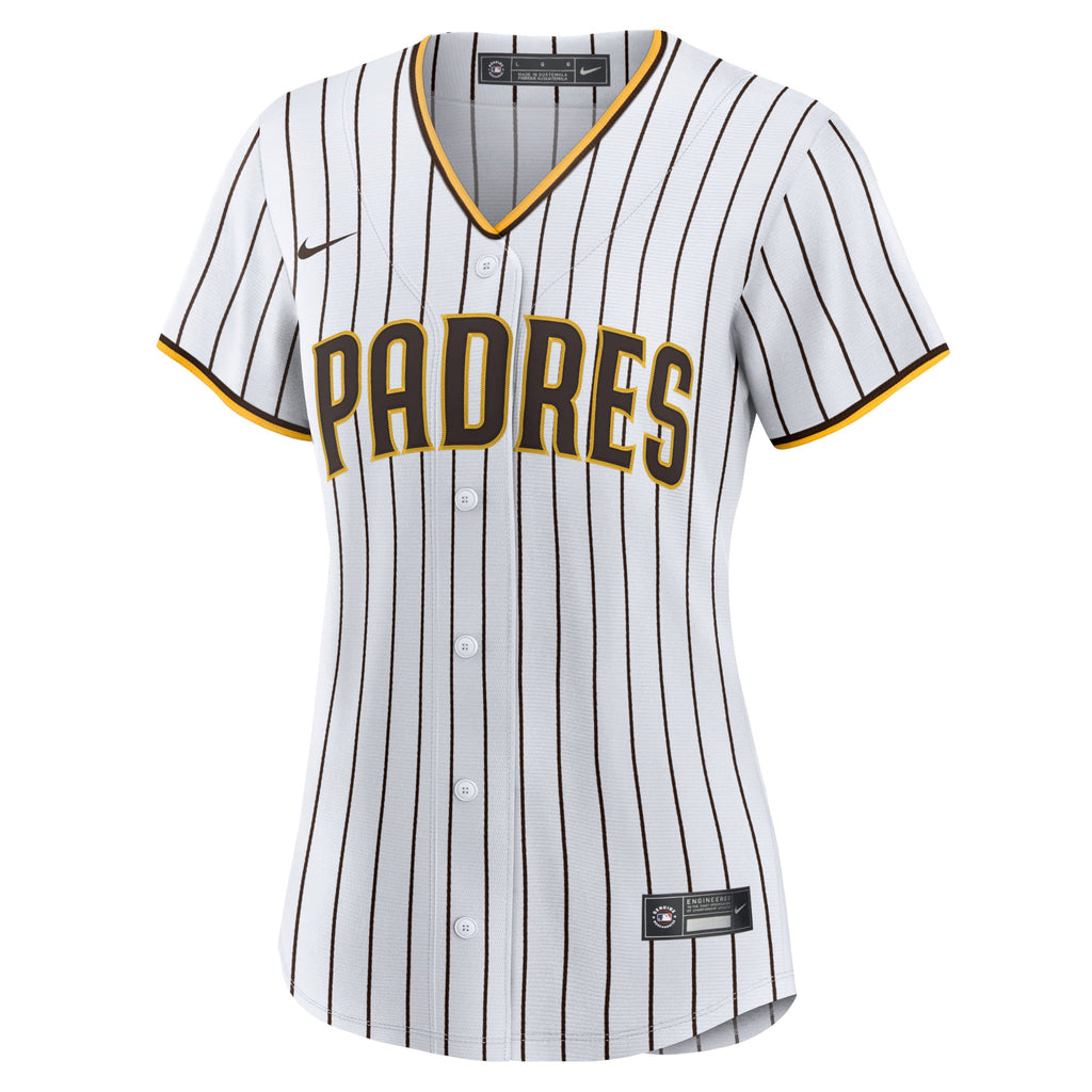Women's San Diego Padres Fernando Tatís Jr. Nike White/Brown Home Replica Player Jersey - 3