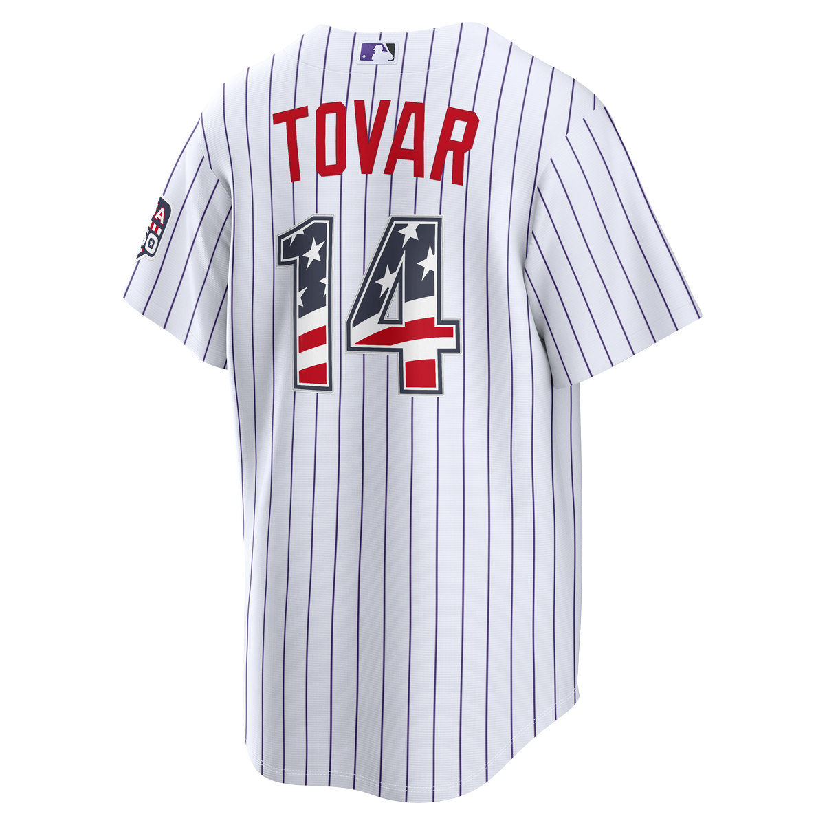 Fourth of July Men's Colorado Rockies Ezequiel Tovar Nike White USA 250 Stadium Jersey - 4