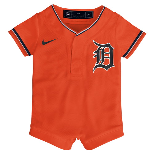 Infant Detroit Tigers Nike Orange Alternate Replica Romper Jersey