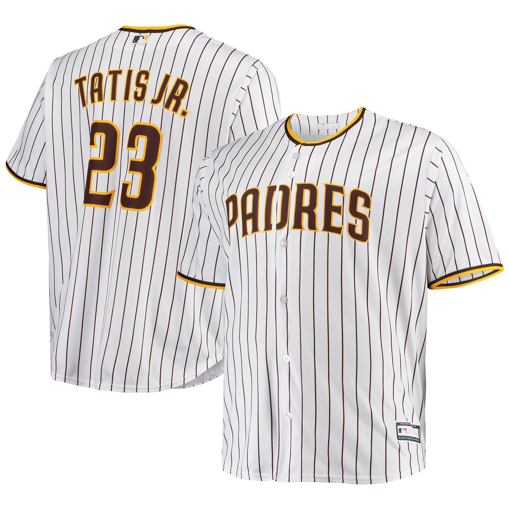 Men's San Diego Padres Fernando Tatis Jr. White Big & Tall Replica Player Jersey