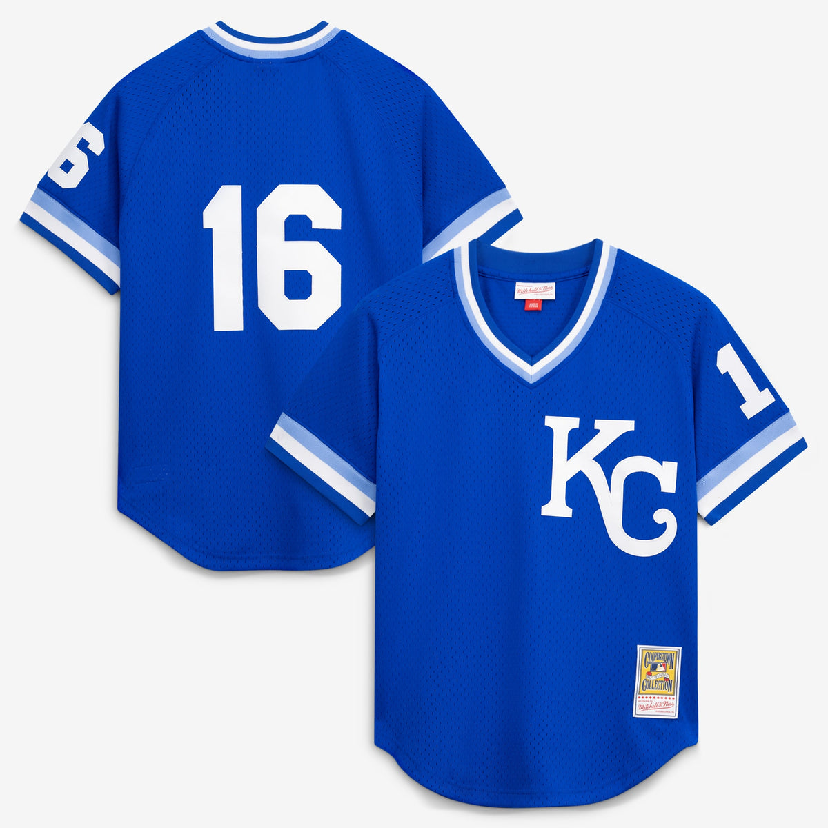 Men's Kansas City Royals Bo Jackson Mitchell & Ness Royal Authentic Batting Practice Jersey - 2