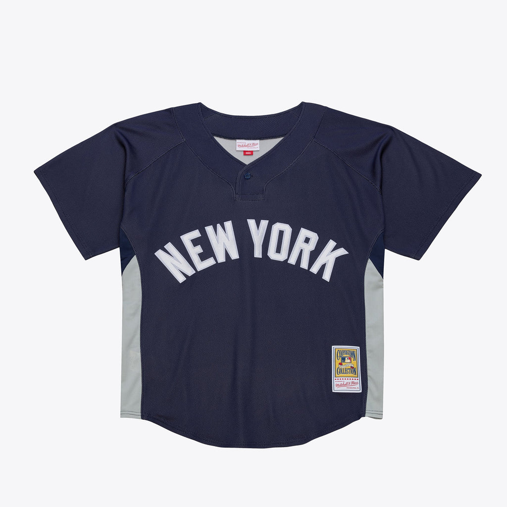 Men's New York Yankees CC Sabathia Mitchell & Ness Navy 2009 Authentic Batting Practice Jersey - 2