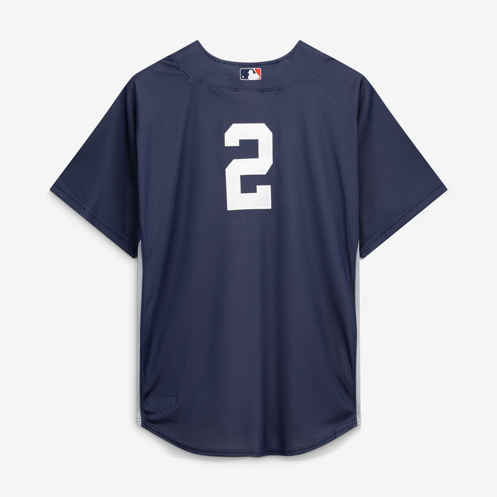 Men's New York Yankees Derek Jeter Mitchell & Ness Navy Authentic Batting Practice Jersey - 4