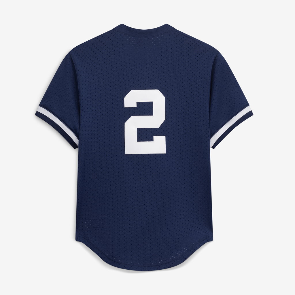 Men's New York Yankees Derek Jeter Mitchell & Ness Navy Authentic Batting Practice Jersey - 4