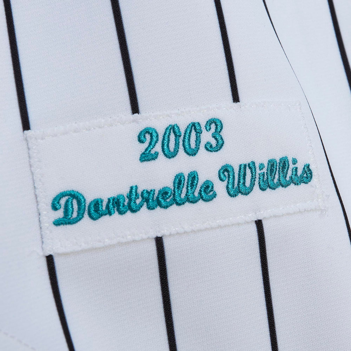 Men's Florida Marlins Dontrelle Willis Mitchell & Ness White Cooperstown Collection Authentic Jersey - 7