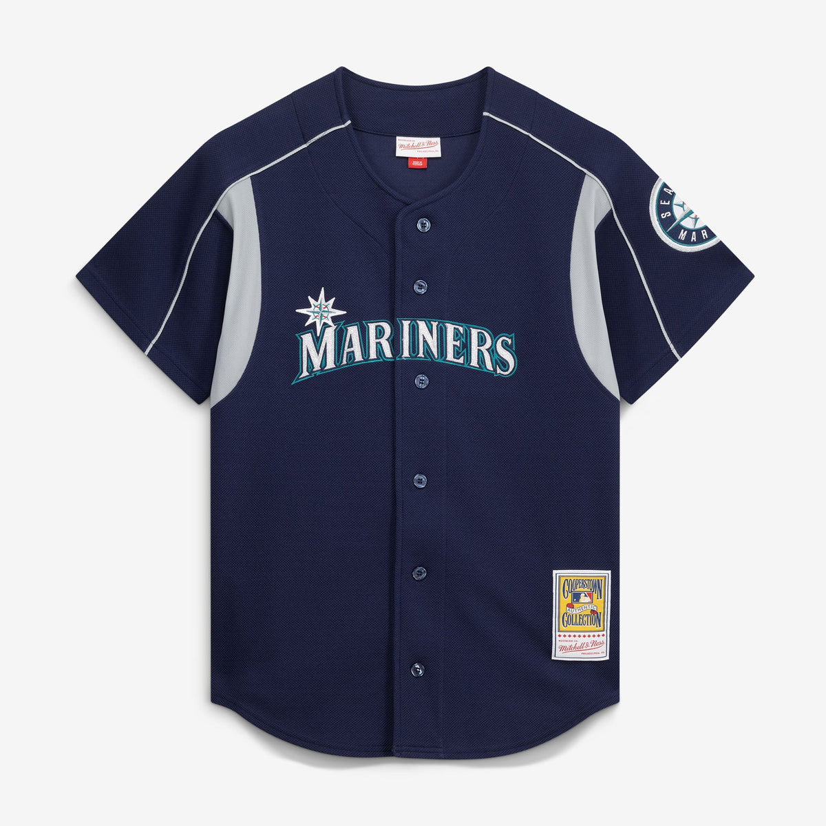 Men's Seattle Mariners Ichiro Suzuki Mitchell & Ness Navy Cooperstown Collection Batting Practice Jersey - 2