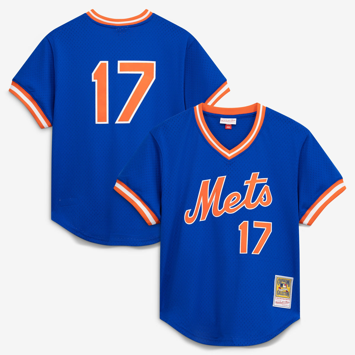 Men's New York Mets Keith Hernandez Mitchell & Ness Royal Authentic Batting Practice Jersey - 2