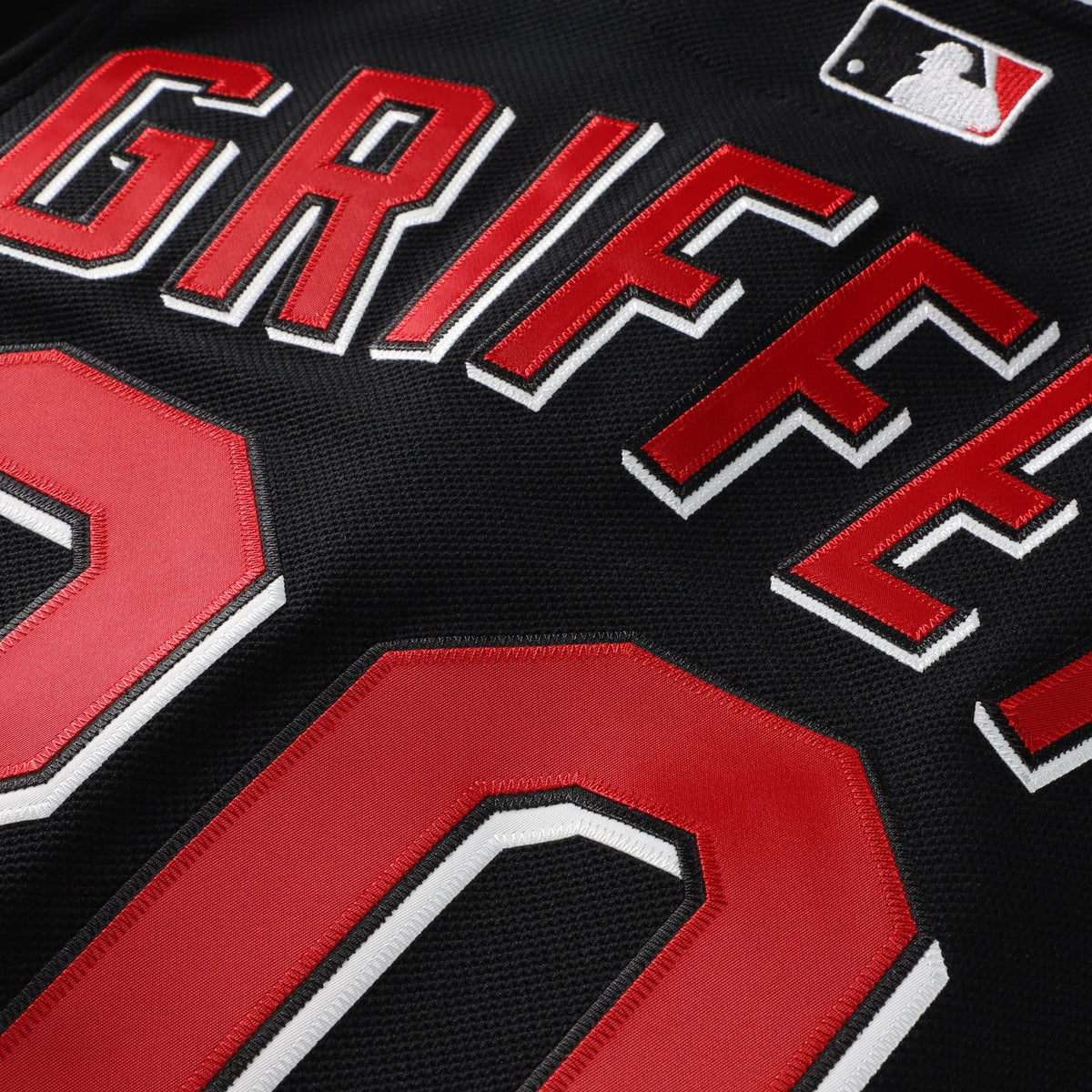 Men's Cincinnati Reds Ken Griffey Jr. Mitchell & Ness Black Cooperstown Collection Authentic Mesh Batting Practice Jersey - 6