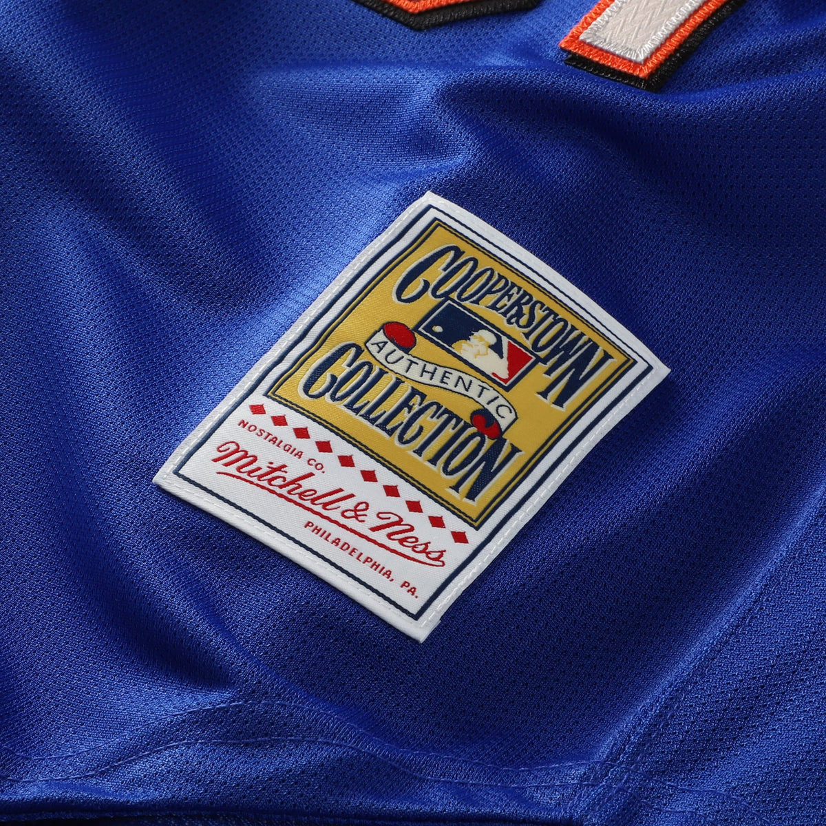 Men's New York Mets Mike Piazza Mitchell & Ness Royal Cooperstown Collection Mesh Batting Practice Button-Up Jersey - 9