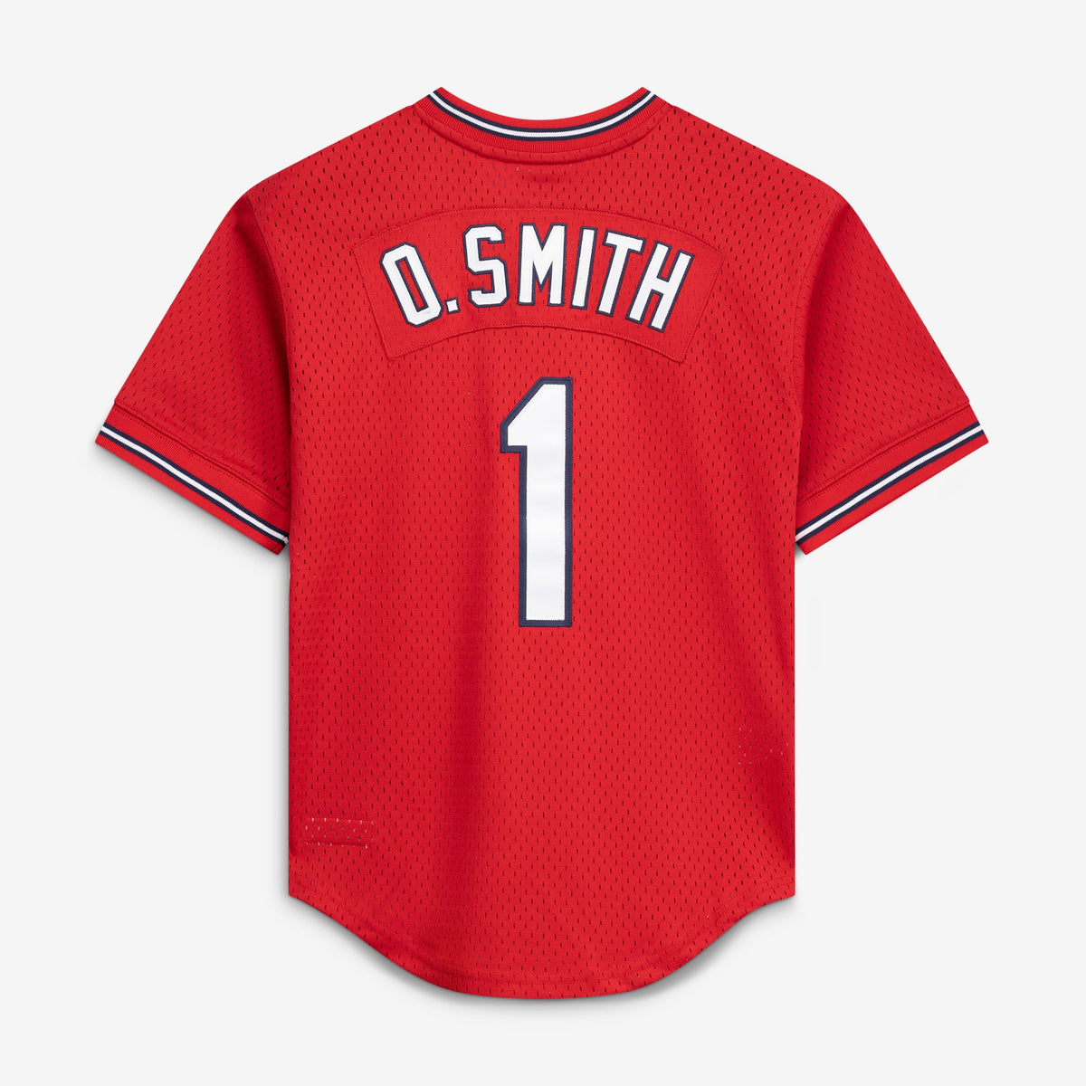 Men's St. Louis Cardinals Ozzie Smith Mitchell & Ness Scarlet Authentic Batting Practice Jersey - 4