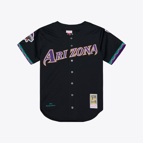 Men's Arizona Diamondbacks Randy Johnson Mitchell & Ness Black 2001 Authentic Jersey - 2