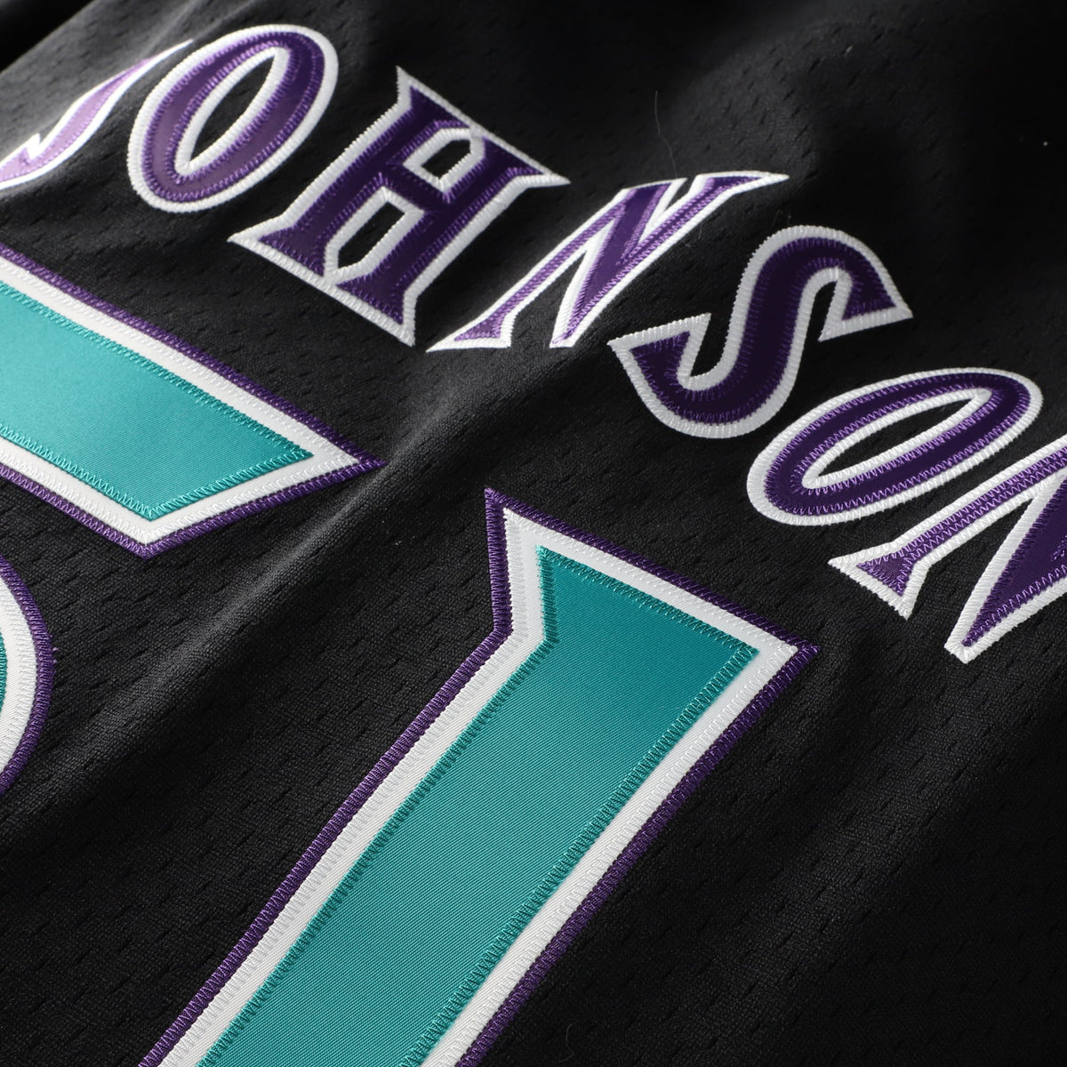 Men's Arizona Diamondbacks Randy Johnson Mitchell & Ness Black Cooperstown Collection Mesh Batting Practice Button-Up Jersey - 6