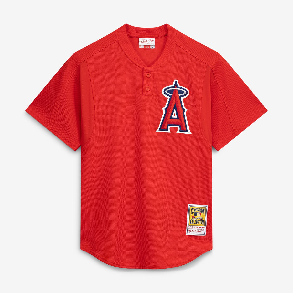 Men's California Angels Vladimir Guerrero Mitchell & Ness Red Authentic Batting Practice Jersey - 3
