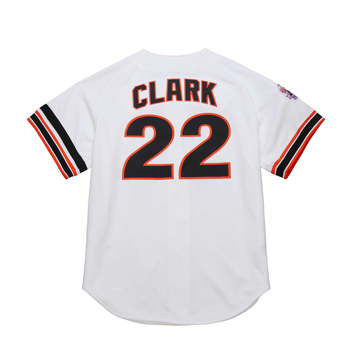 Men's San Francisco Giants Will Clark Mitchell & Ness White Cooperstown Collection 1989 Authentic Jersey - 4