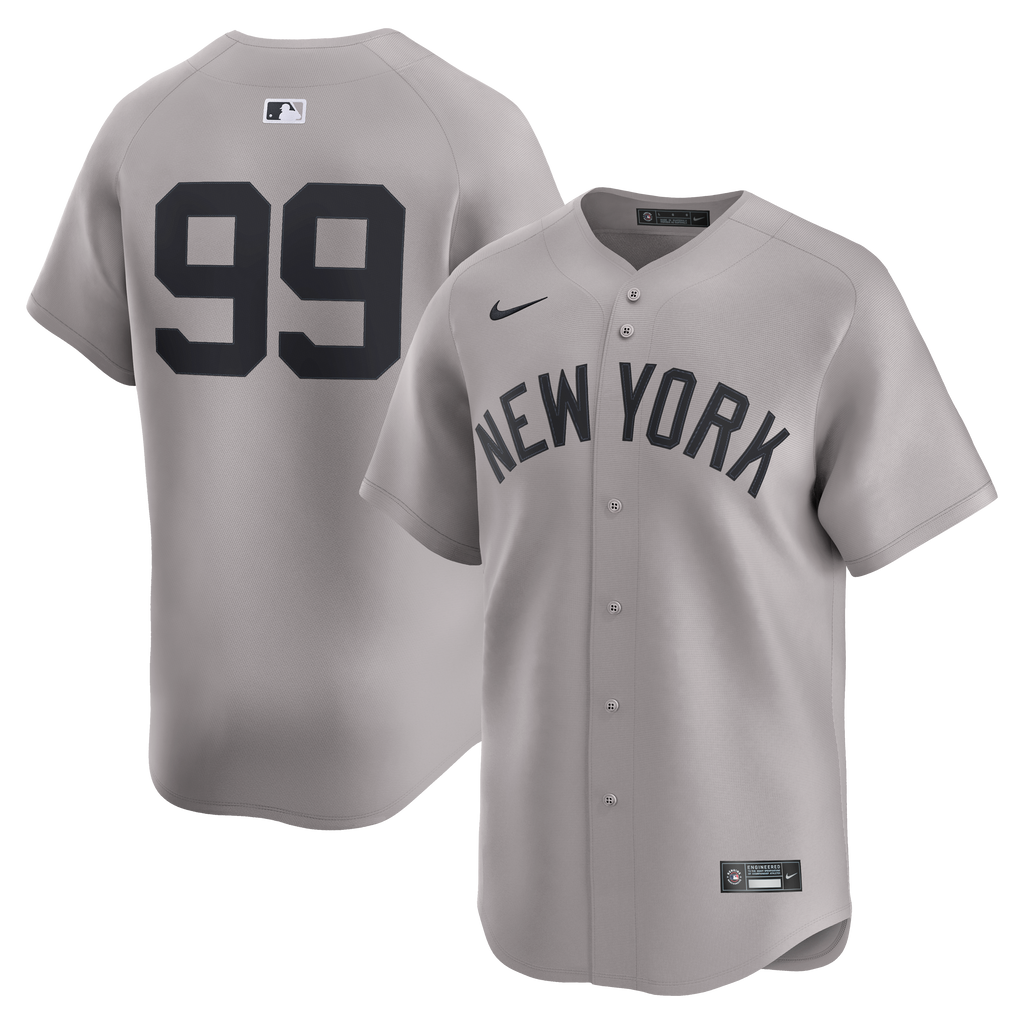 Men's New York Yankees Aaron Judge Nike Gray Road Limited Player Jersey - 2