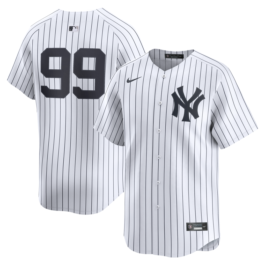 Men's New York Yankees Aaron Judge Nike White Home Limited Player Jersey - 2