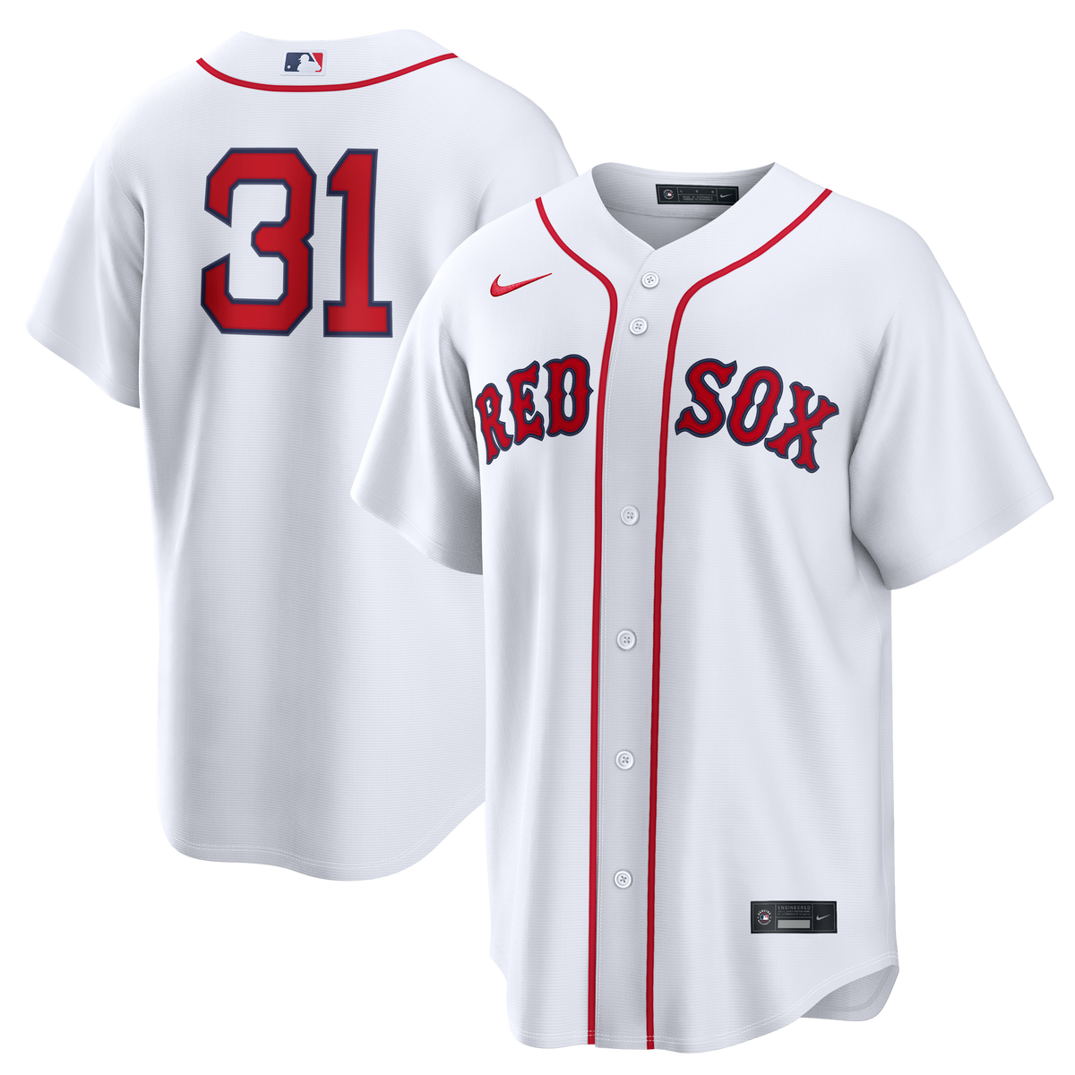 Men's Boston Red Sox Adley Rutschman Nike White Home Replica Jersey