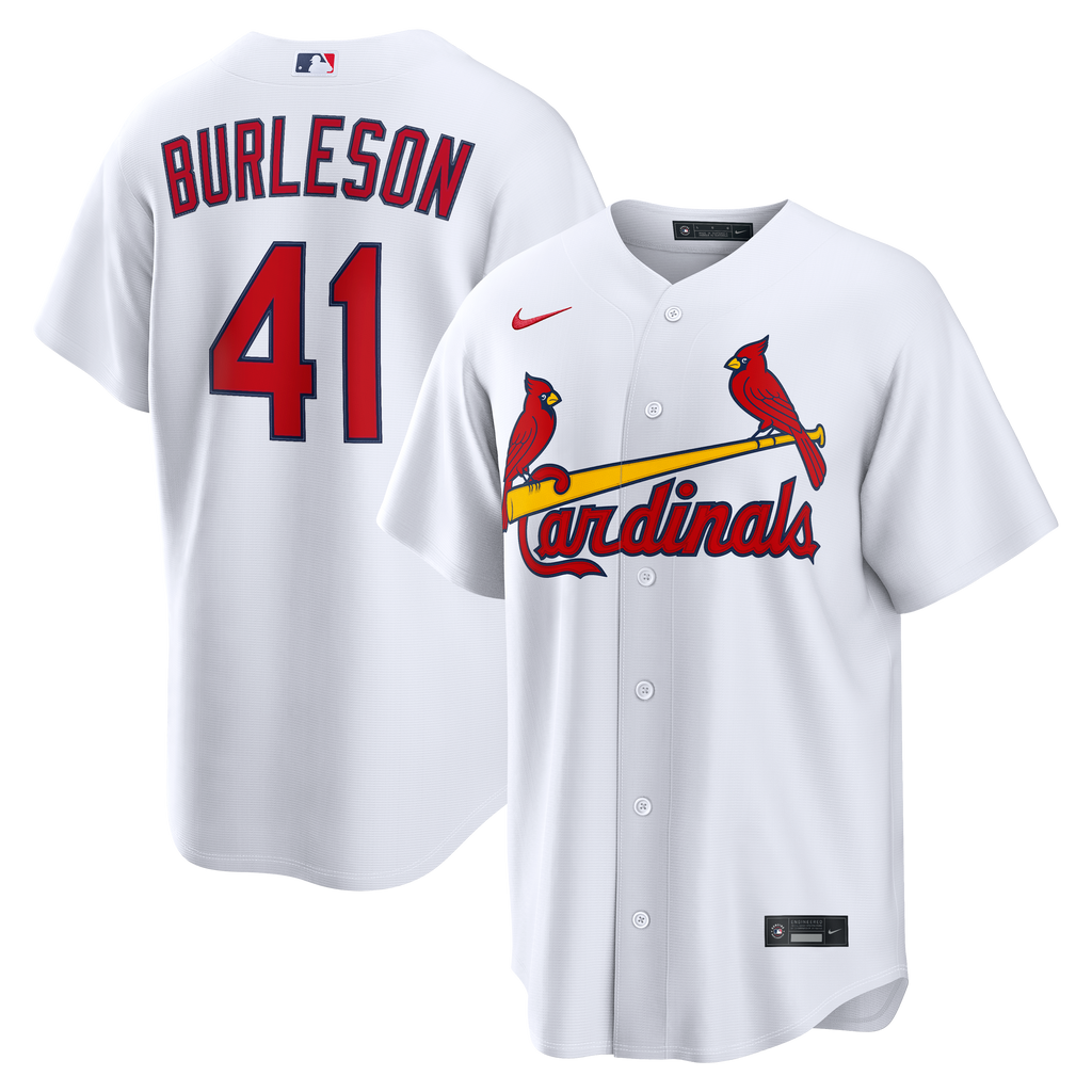 Men's St. Louis Cardinals Alec Burleson Nike White Home Replica Jersey