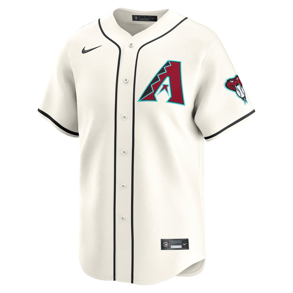 Men's Arizona Diamondbacks Alek Thomas Nike Cream Home Limited Player Jersey - 3