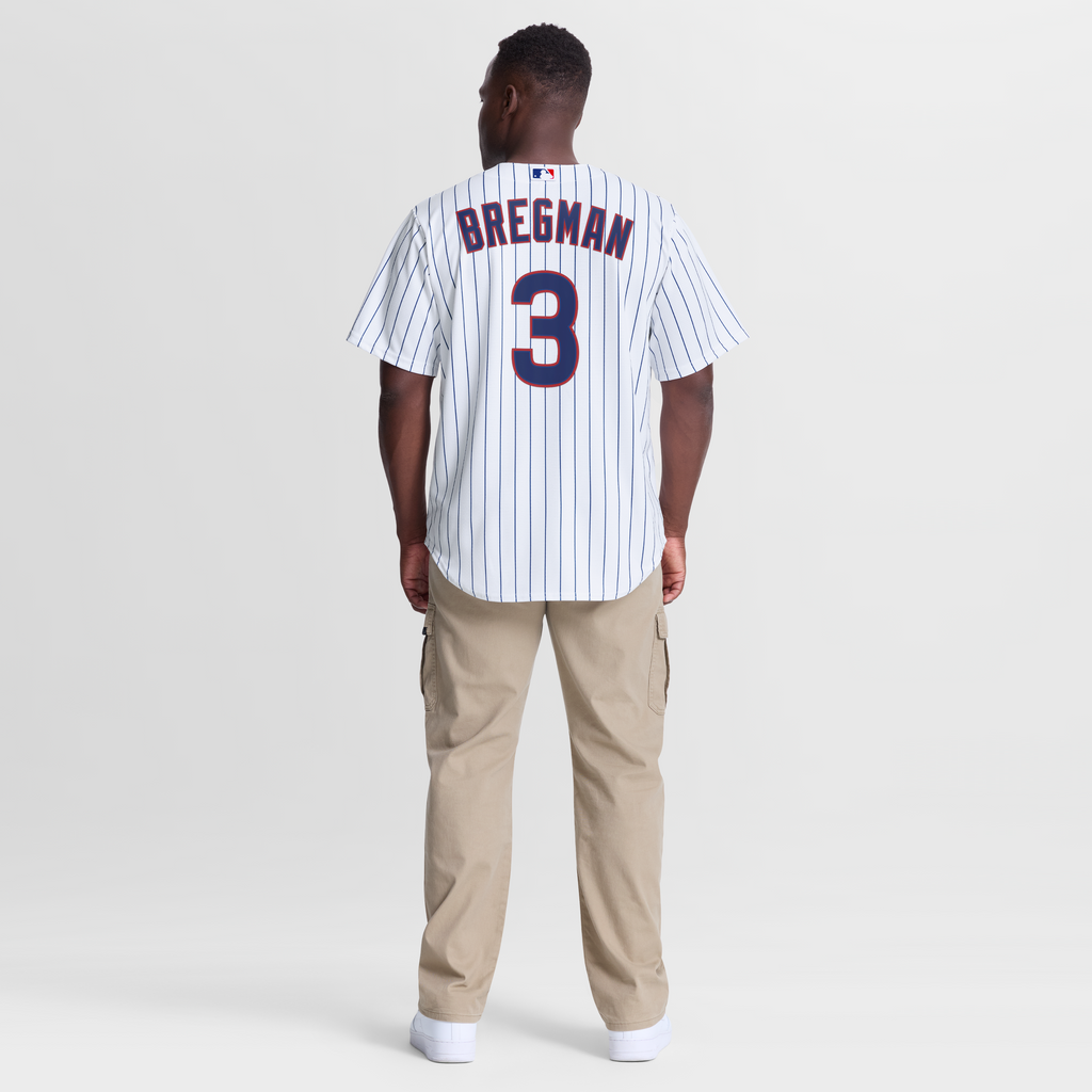 Men's Chicago Cubs Alex Bregman Nike White Home Replica Jersey - 6