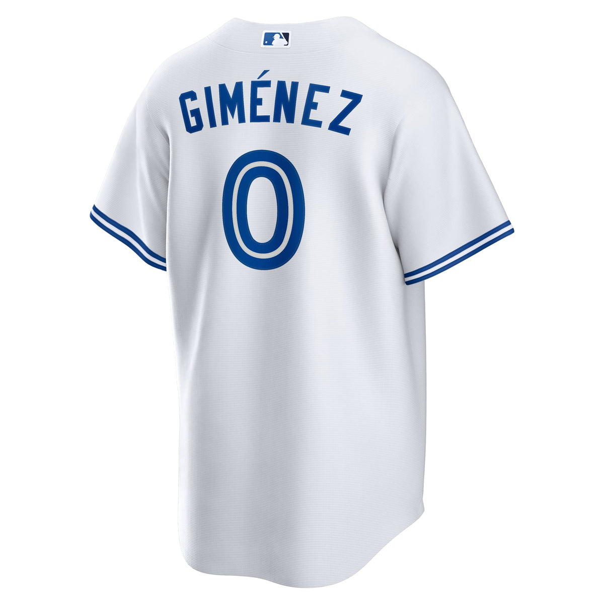 Men's Toronto Blue Jays Andres Gimenez Nike White Home Replica Jersey - 4
