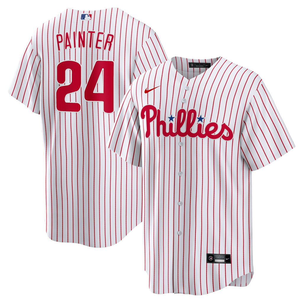 Men's Philadelphia Phillies Andrew Painter Nike White Home Replica Jersey - 2