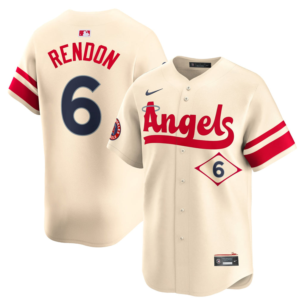 Men's Los Angeles Angels Anthony Rendon Nike Cream City Connect Limited Player Jersey - 2