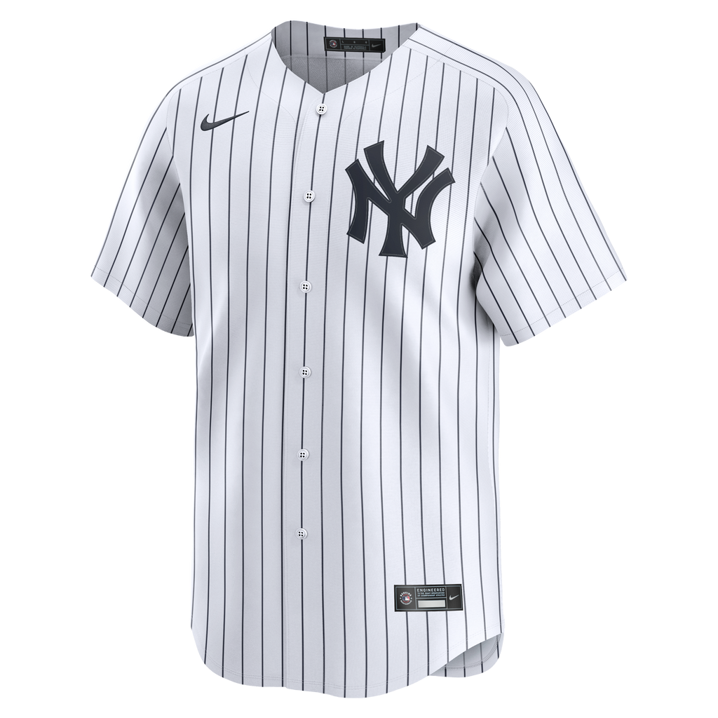 Men's New York Yankees Austin Wells Nike White Home Limited Player Jersey - 3