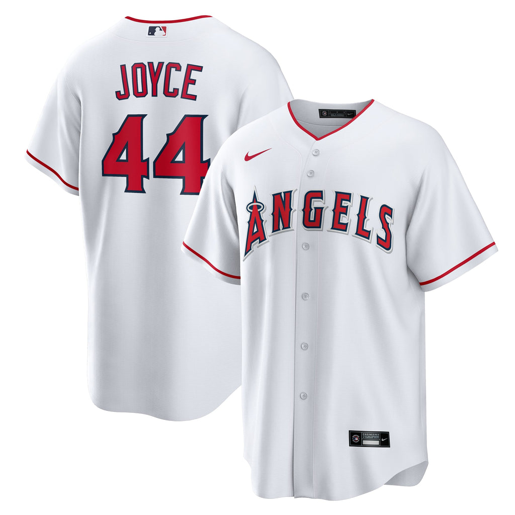 Men's Los Angeles Angels Ben Joyce Nike White Home Replica Jersey