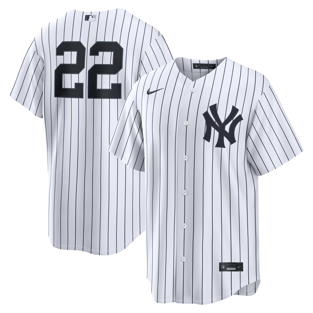 Men's New York Yankees Ben Rice Nike White Home Replica Jersey - 2