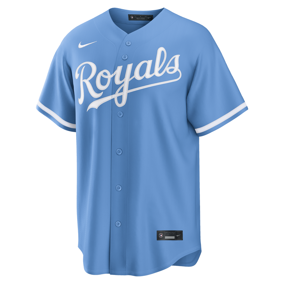 Men's Kansas City Royals Bobby Witt Jr. Nike Light Blue Alternate Replica Jersey - 3