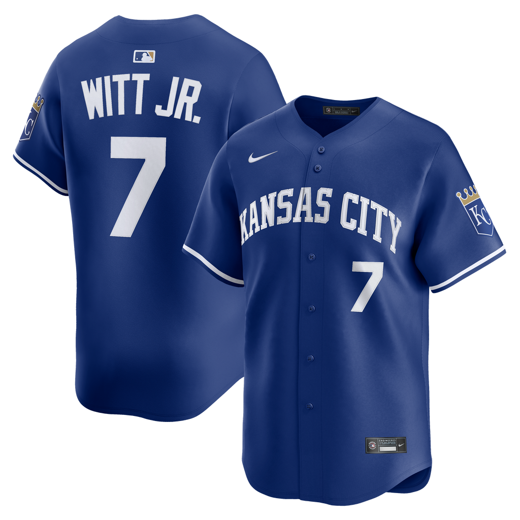 Men's Kansas City Royals Bobby Witt Jr. Nike Royal Alternate 2 Limited Player Jersey - 2