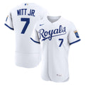 Men's Kansas City Royals Bobby Witt Jr. Nike White Authentic Jersey