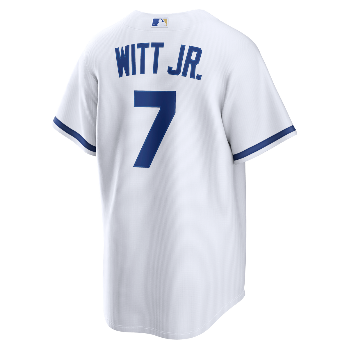Men's Kansas City Royals Bobby Witt Jr. Nike White Home Replica Jersey - 4