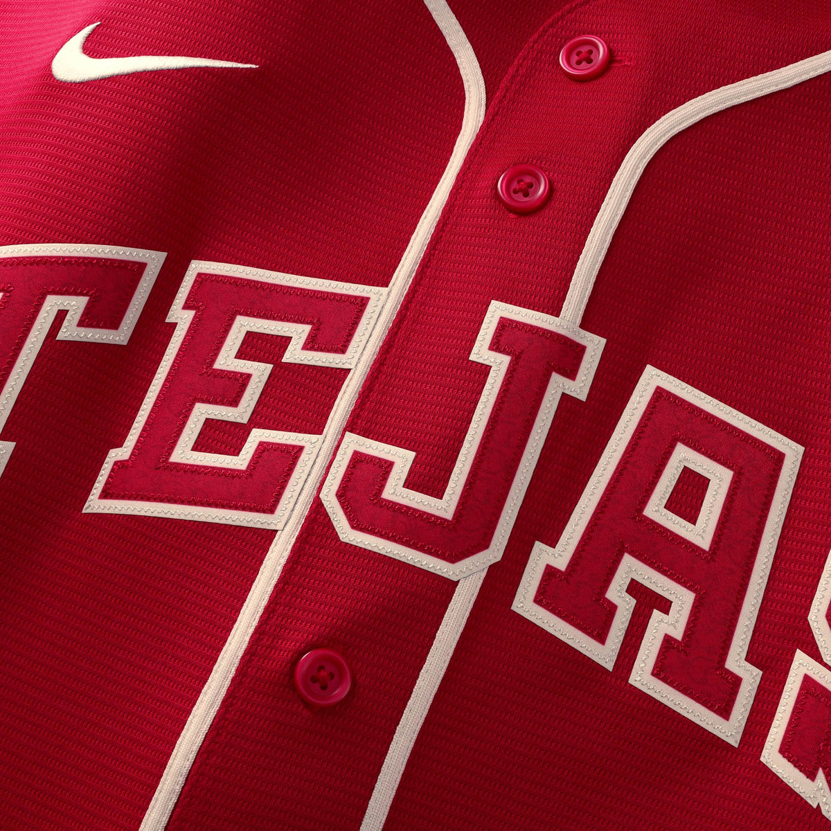 Men's Texas Rangers Brandon Nimmo Nike Red 2026 City Connect Stadium Jersey - 5