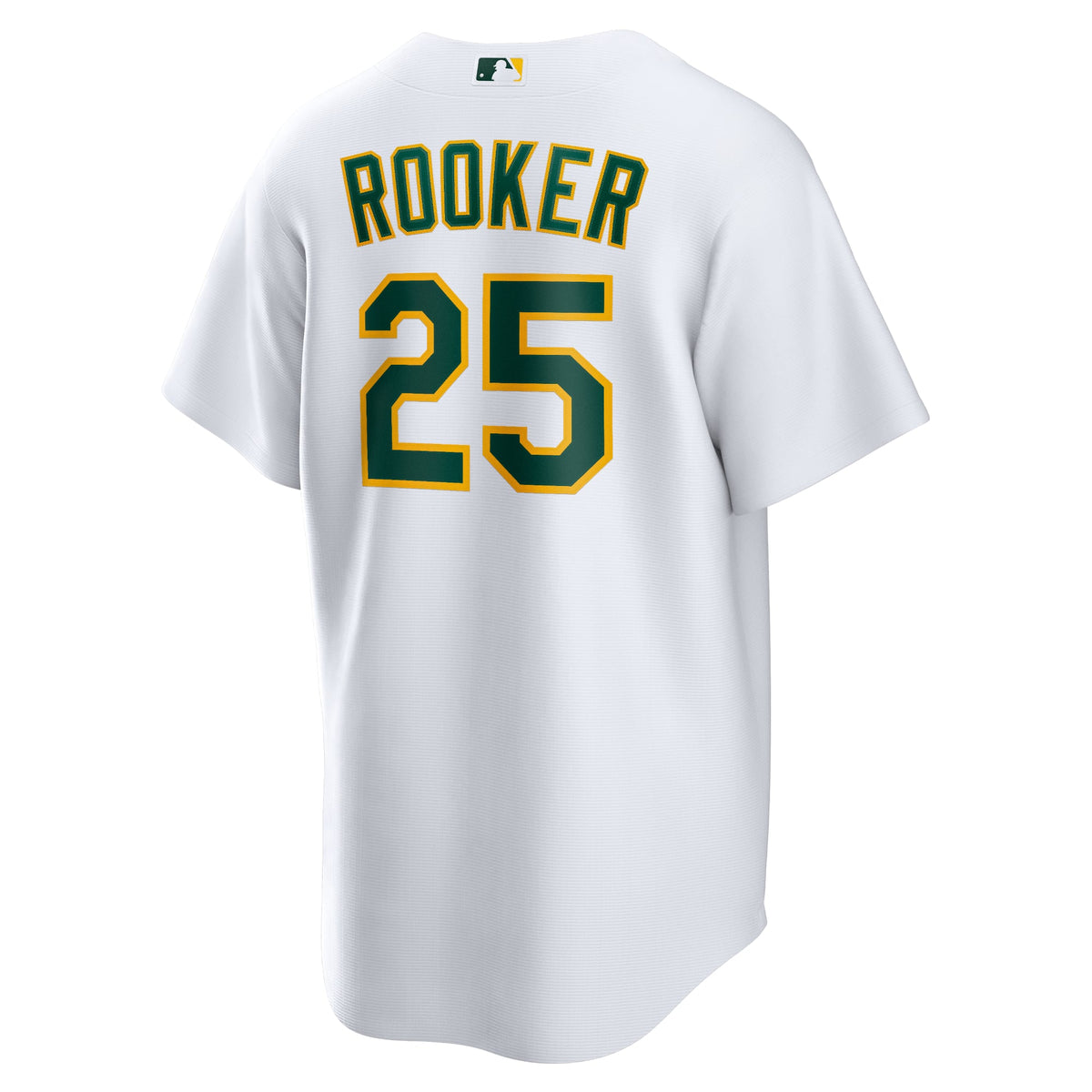 Men's Athletics Brent Rooker Nike White Home Replica Jersey - 4