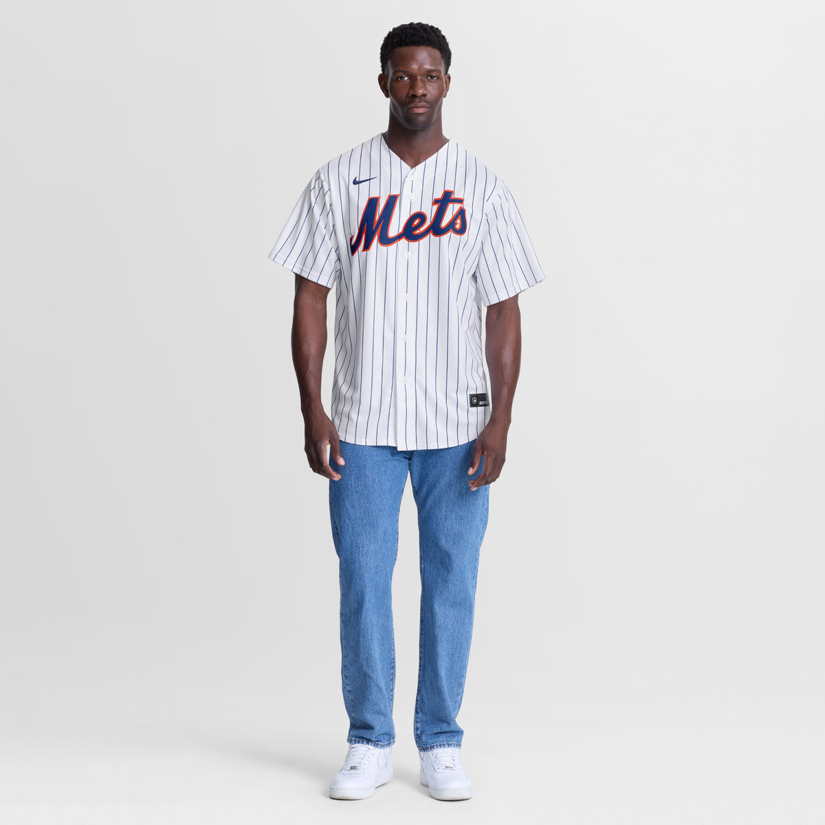 Men's New York Mets Brett Baty Nike White Home Replica Jersey - 5