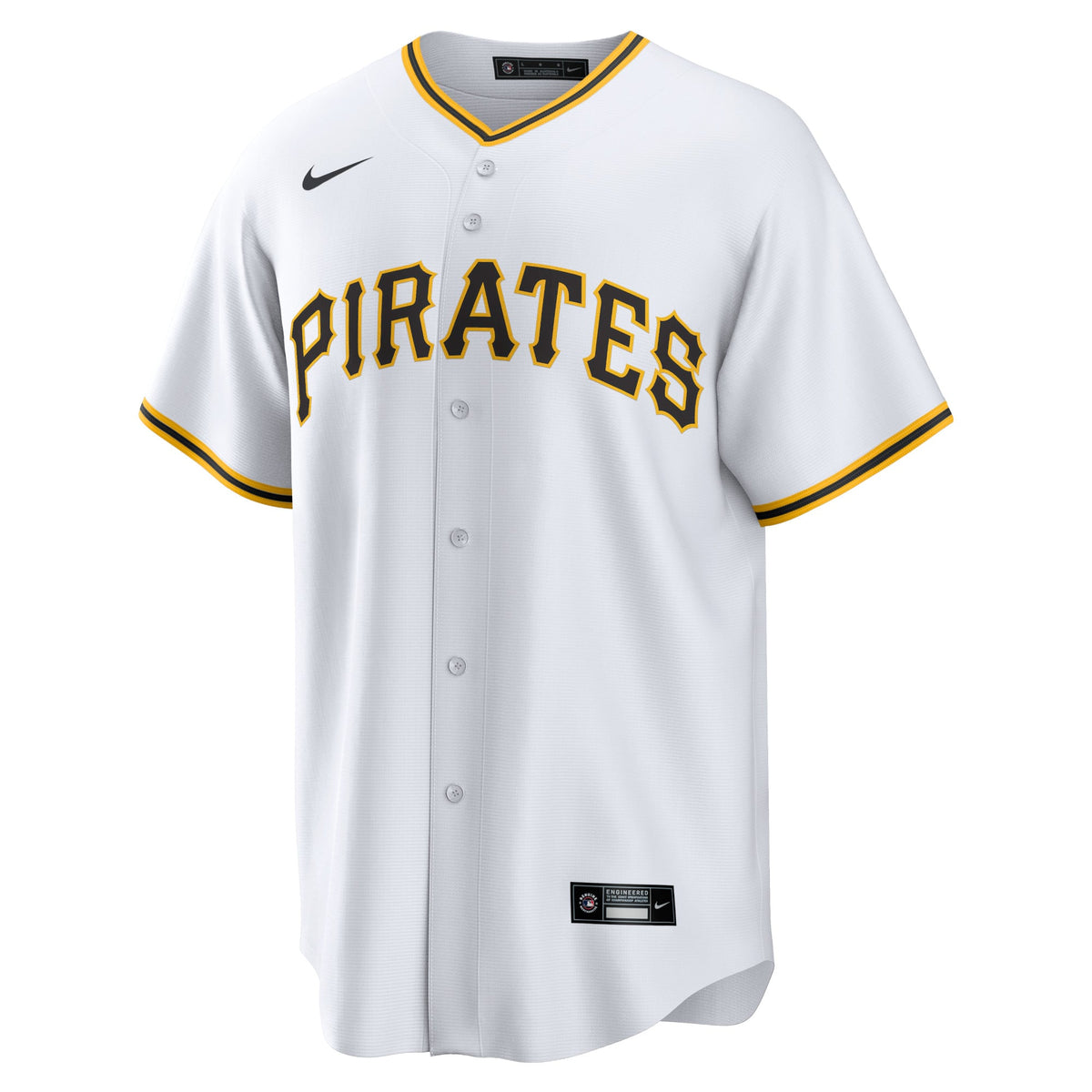 Men's Pittsburgh Pirates Bryan Reynolds Nike White Replica Player Jersey - 3