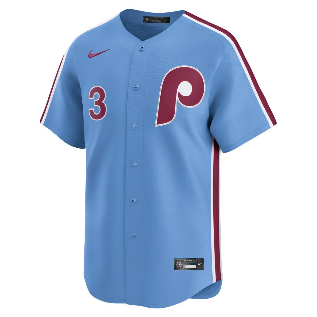 Men's Philadelphia Phillies Bryce Harper Nike Light Blue Alternate Limited Player Jersey - 3