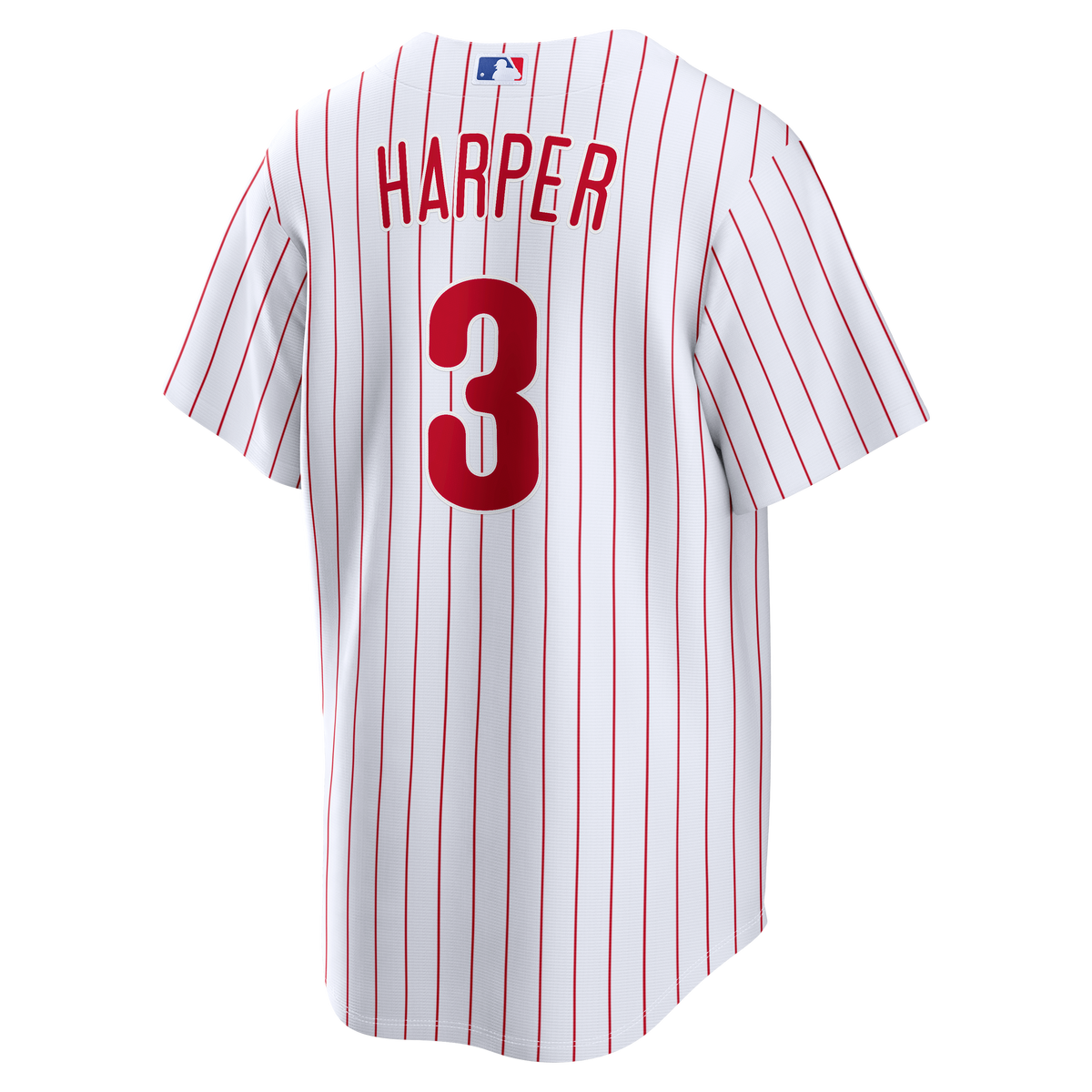 Men's Philadelphia Phillies Bryce Harper Nike White Home Replica Jersey - 4