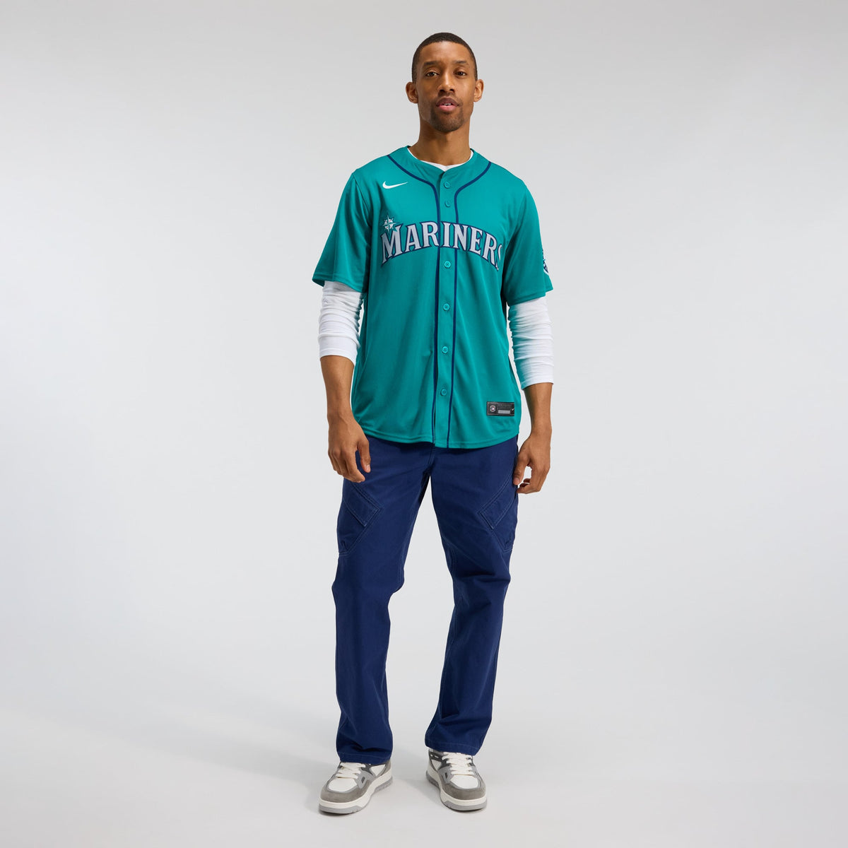 Men's Seattle Mariners Cal Raleigh Nike Teal Alternate Limited Jersey - 5