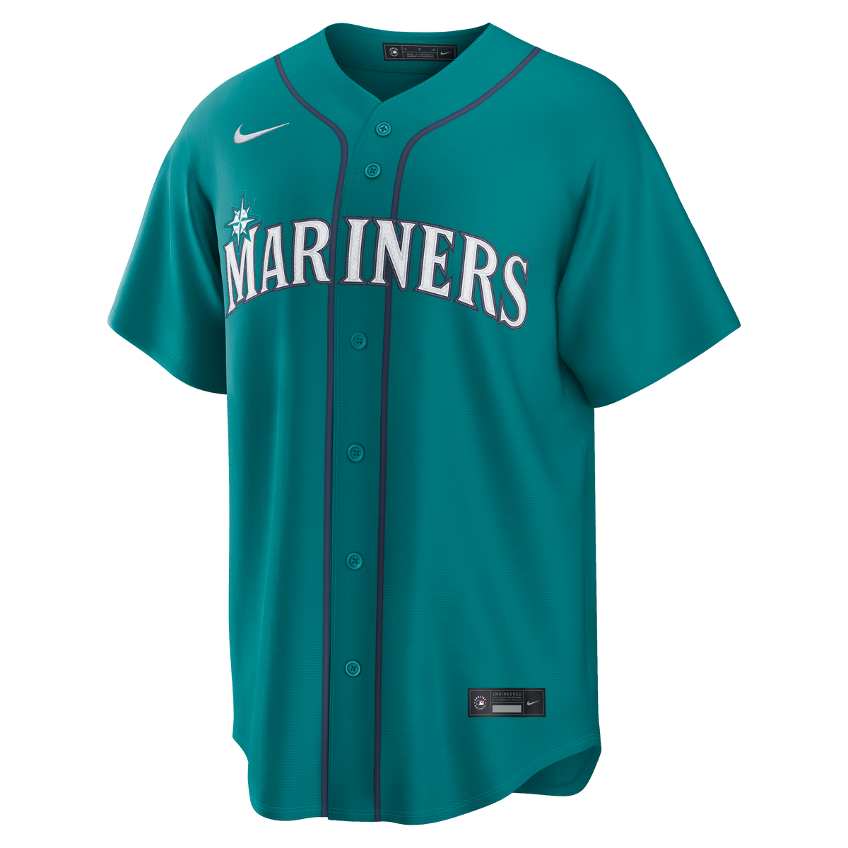 Men's Seattle Mariners Cal Raleigh Nike Teal Alternate Replica Jersey - 3