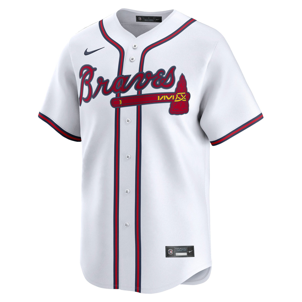 Men's Atlanta Braves Chris Sale Nike White Home Limited Player Jersey - 3