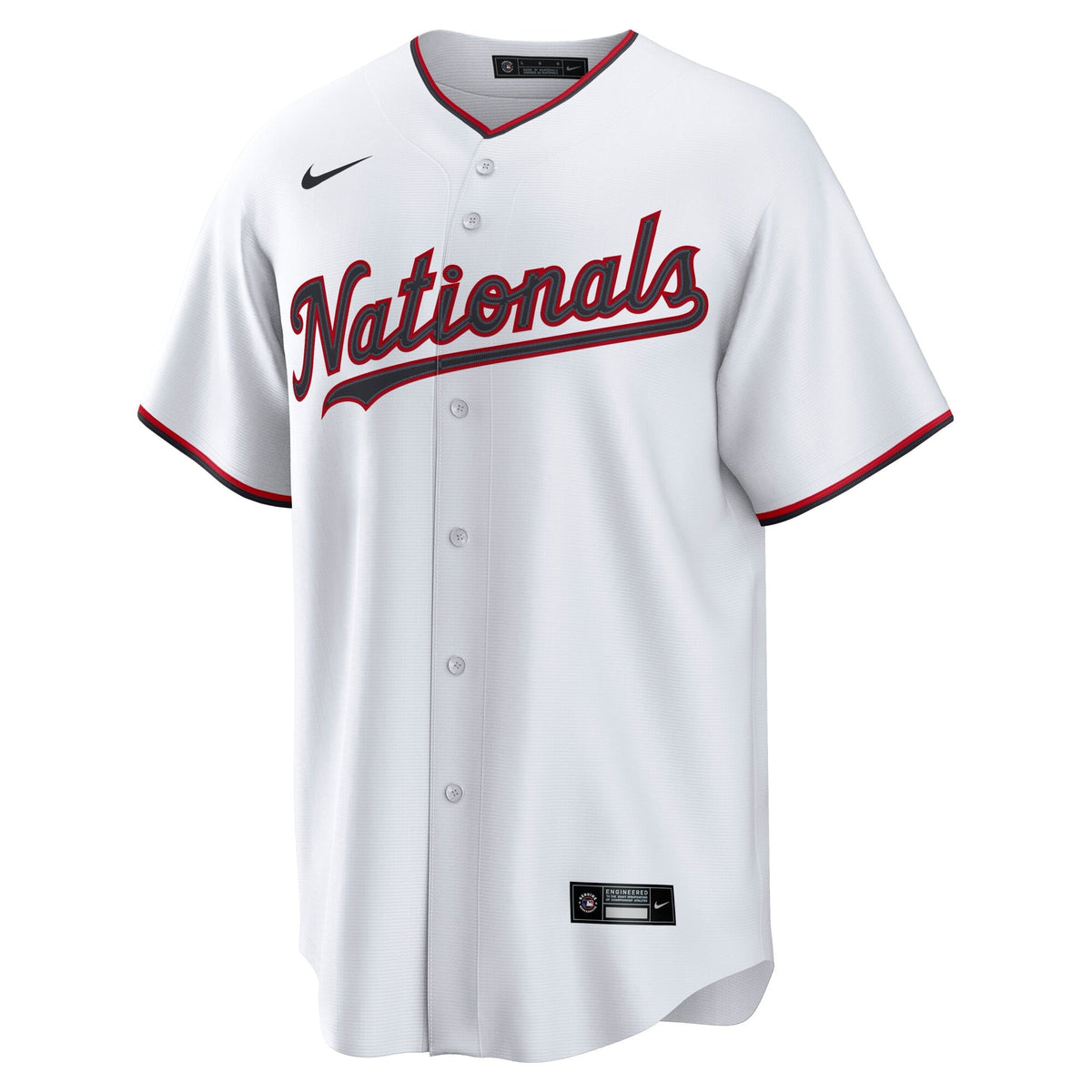 Men's Washington Nationals CJ Abrams Nike White Home Replica Jersey - 8