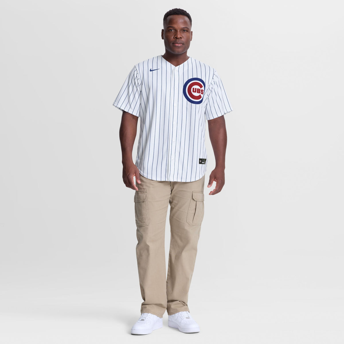 Men's Chicago Cubs Clay Holmes Nike White Home Replica Jersey - 3