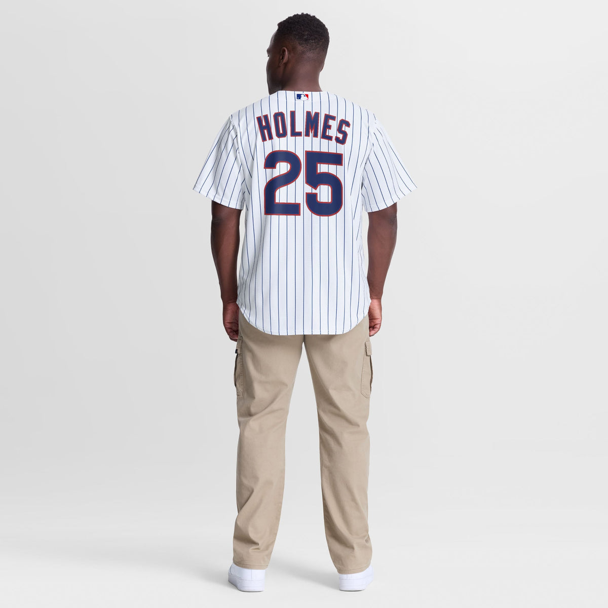 Men's Chicago Cubs Clay Holmes Nike White Home Replica Jersey - 4