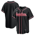 Men's Cleveland Guardians Nike Fashion Replica Black Out Jersey